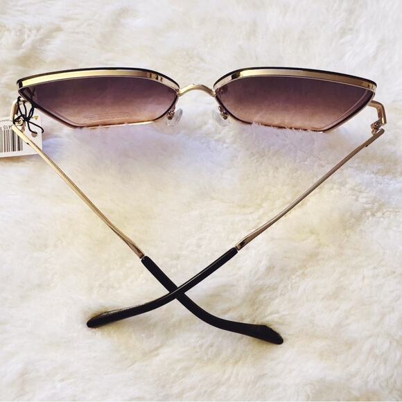 Monica Clear Light Purple Geometric Sunglasses - Picture 9 of 11